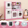 Kids Kitchen Playset Play Kitchen Toy Set-Pink