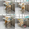2/3/4/5/6 FT Stainless Steel Table Commercial Catering Work Prep Kitchen Bench