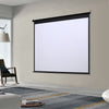 Projector Screen Manual Pull Down Wall Mounted Matt White Home Cinema 60-120''