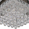 Cool White 40cm Modern Crystal Chandelier LED Ceiling Light Fixture Flush Mount