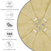 Outdoor Sun Shade Sail Patio Suncreen Awning Garden Sun Canopy 90% UV Block HDPE