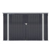 Panana Steel Garden Storage Shed Bike Metal Pent Roof Tool Shed House