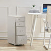 3-10 Drawers Metal Office Filing Cabinet Drawer Unit on Castors Cupboard Wheeled