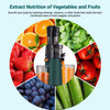 Electric Juicer Machine Juice Fruit Squeezer Slow Masticating Brush Pulp Cup UK