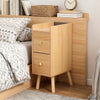 Bedside Cabinet Sofa Side Table Compact Bedroom Furniture Storage Nightstand NEW