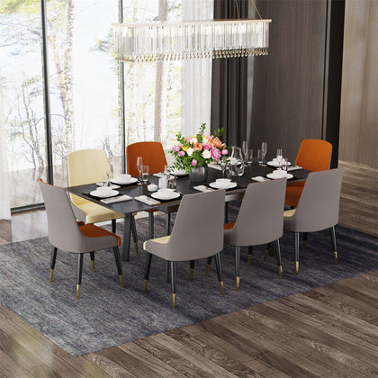 1.8m Extendable Dining Table Stretchable Marble Kitchen Table Festival Banquet