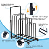 A1 Print Storage Rack Print Browser Display Artwork Prints with Rolling Caster
