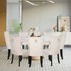 1/2/4/6 Velvet Dining Chairs Accent Seat Windsor Kitchen Dressing Room Bedroom