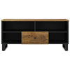 CIADAZ TV Cabinet 100x33x46 Solid Wood &Engineered Wood, Tv Unit, Tv Stand Y0B0