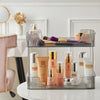 2 Tier Cosmetic Organiser Shelf Dressing Table Make-up Perfume Storage Holder