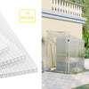 Polycarbonate Sheets Greenhouse Glass Replacement 4mm Double Sheet Cold Frame UK