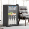 Small Beverage Fridge Clear Glass Door Mini Wine Refrigerator Energy-Efficiency