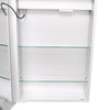 Bathroom Mirror Cabinet Double Full Mirror Door Wall Cupboard Storage Shelf Unit