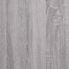 Wall Mounted Cabinet Grey Sonoma 69.5x34x90 cm Engineered Wood
