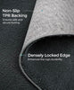 Grey Area Rug, 160 x 230 cm Living Room Rug, Non-Slip Carpet