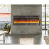 36, 40, 50, 60, Inch Electric Wall Glass Fire Black Frame Media Insert Mounted