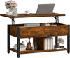 Lift Up Coffee Table With Storage Shelf Living Room Home Furniture