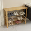 Wooden Shoe Rack Stand Footwear Storage Organizer Unit 2 3 Tier Shoe Shelf Unit