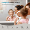 Illuminated Bathroom LED Mirror with Shaver Socket and 3x Magnification