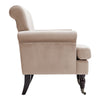 Occasional Velvet Fireside Armchair Single Sofa Padded Seat Tub Accent Chairs UK