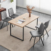 Velvet Padded Seat Kitchen Dining Chair Home Office Chair with Metal Legs