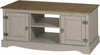 Grey Rustic TV Stand Sideboard Lowboard Media Cabinet Storage Unit Vintage Pine