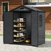 Lockable Garden Storage Sheds 2 Doors Lawnmower Pent Shed Outdoor Tools House