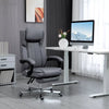 Executive Office Chair Reclining Office Chair with Headrest Dark Grey