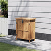 Wooden Outdoor Garden Cabinet Utility Storage Tools Shelf BoxShed Pent Roof Box