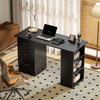 120cm Computer Desk Writing PC Table Workstation Laptop w/ 3 Shelf & Drawers