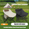 Portable Folding Camping Chair Fishing Garden Festival Beach Single/Duble Seater