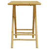 3 Piece Bistro Set Bamboo T7D1
