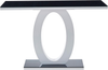 High Gloss Dining Table 120cm Smooth Modern Kitchen Dining Room