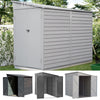 5 X 9 ft Outdoor Garden Storage Shed Metal Lean to Pent Shed for Tool Bike