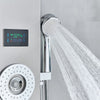 LED Shower Panel Column Tower Rainfall Shower Mixer Taps Massage Body Jet Bath