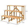 3-Tier Plant Pot Stand Freestanding Ladder Step Shelf Rack Flower Display Shelf