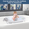 Foldable Portable Baby Bath Tub for Toddler with Baby Cushion For 0-3 years Blue
