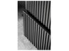 Bathroom Vanity Drawer Cabinet 800mm Black Floating Wall Unit Ribbed Modern Adel