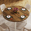 Tribesigns Round Dining Table for 4-6 People, 120CM Farmhouse Kitchen Table