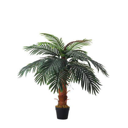 100cm Large Faux Palm Tree Fake Artificial Garden Green Plants Realistic Tree UK