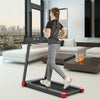 Foldable Electric Treadmill with APP Control & LED Display-Red