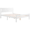 Solid Pine Wood Wooden Bed Frame White Grey Single Double Size Bed 3ft 4ft6