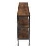 3 Tier Free Standing Hallway Console Table Living Room Shelf Display Metal Frame
