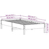 Tidyard Bed Frame Bed Base 90x190 Solid Wood Pine Bedstead Base Bedroom F2T8