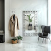 Modern Accent Glass Wall Mirror Rectangular for Living Room Bedroom Office Foyer