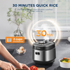 2L Compact Electric Rice Cooker 9-in-1 Steamer Soup Maker Non-Stick Pot Timer