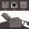 Flamaker Riser & Recliner Armchair 8Point Electric Heated Massage Sofa Arm Chair