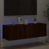 Camerina TV Wall Cabinet with Brown Oak 100x35x31 ,TV Stand Unit,TV Y8T8