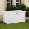 Extra Large Outdoor Garden Storage Box Bench Sit On Metal Shed Chest Multibox UK
