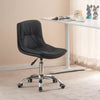Adjustable Cushioned Computer Desk Office Chair Chrome Legs Lift Swivel Chairs